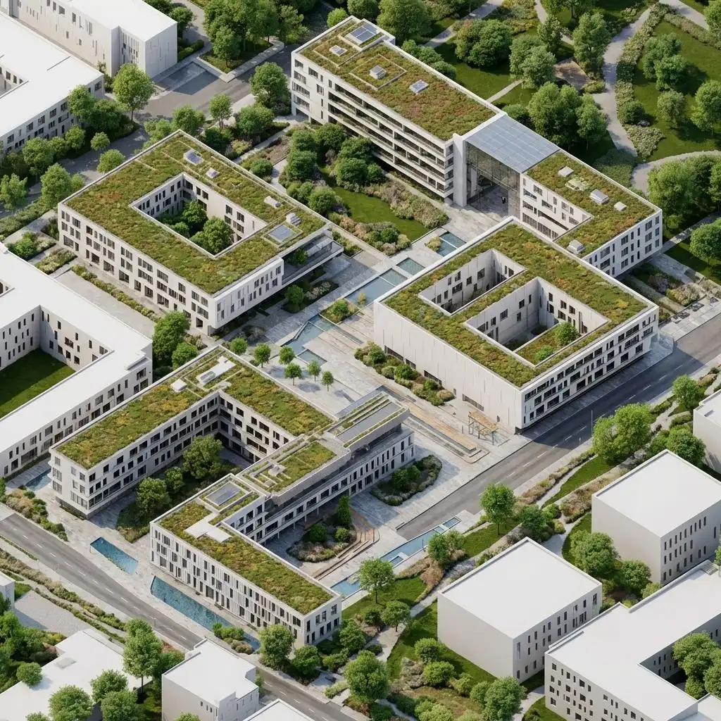 Axonometric Model Render — After