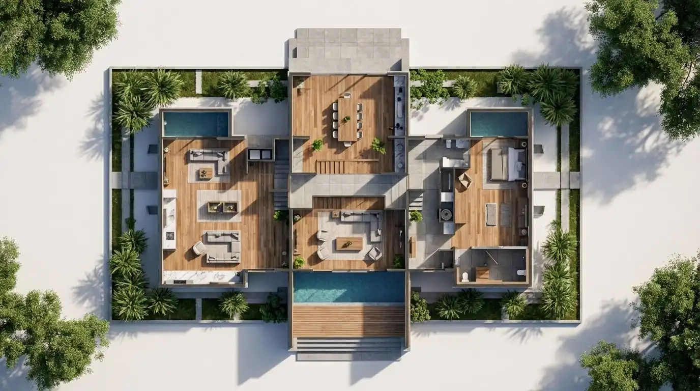 Floor Plan Render — After