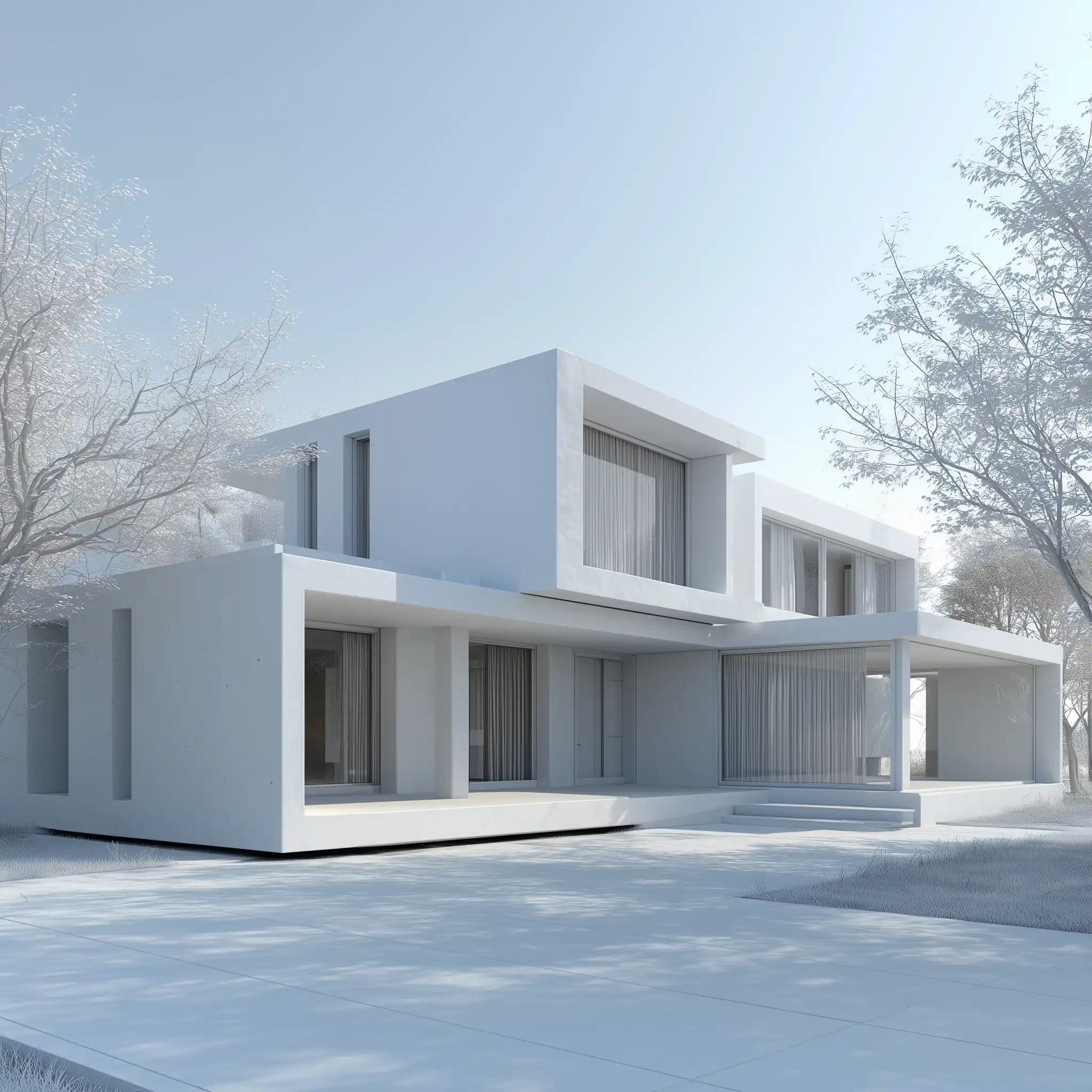 Raw 3D Model Render — Before