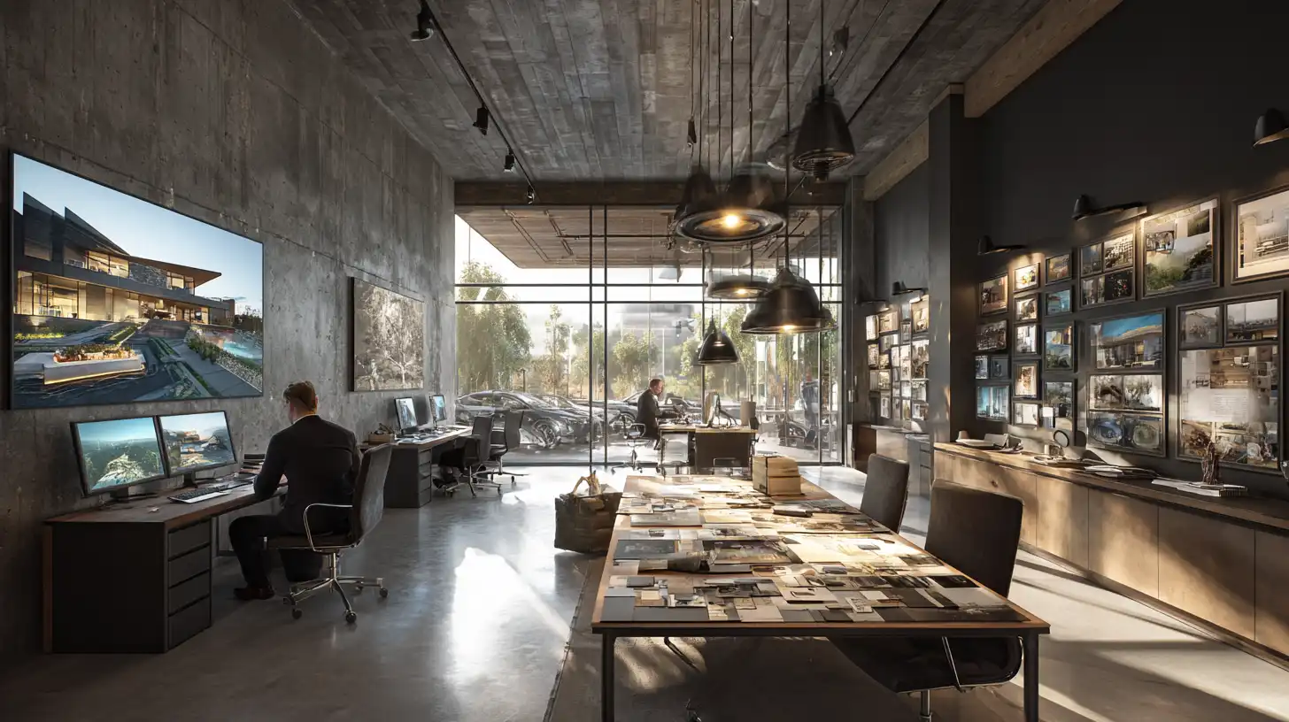 V-Ray production-grade rendering plugin running on architectural visualization workstation