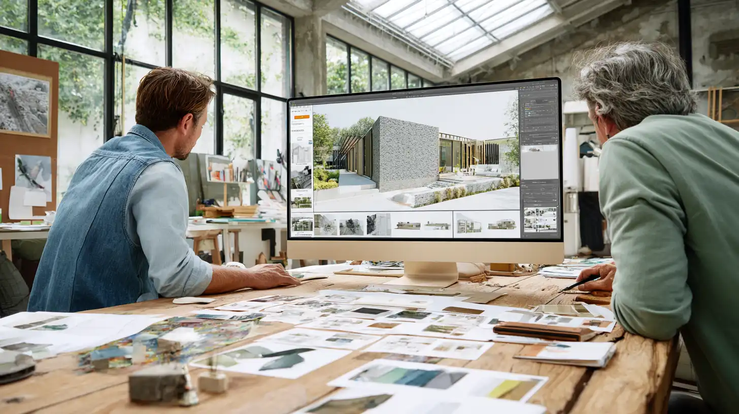 Output quality comparison between ArchFine and Adobe Firefly for architectural renders