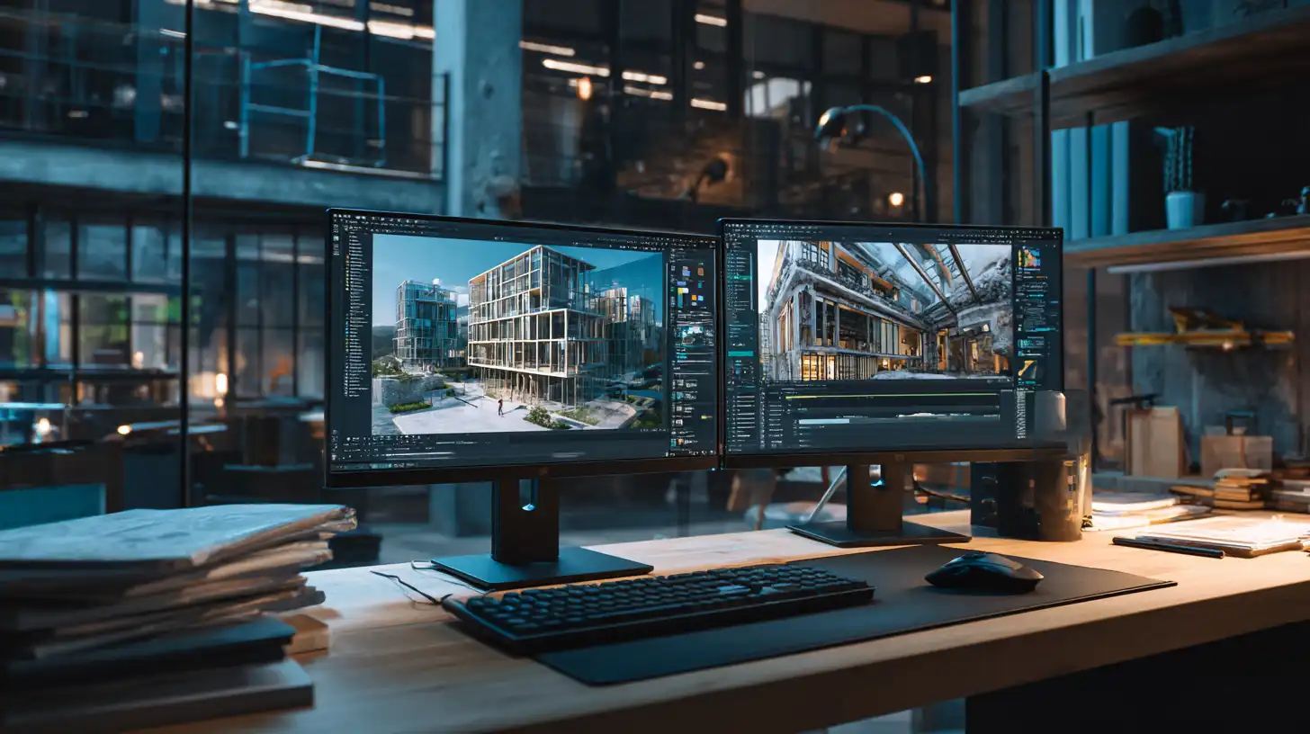 Stable Diffusion open-source AI model with ControlNet for architectural rendering