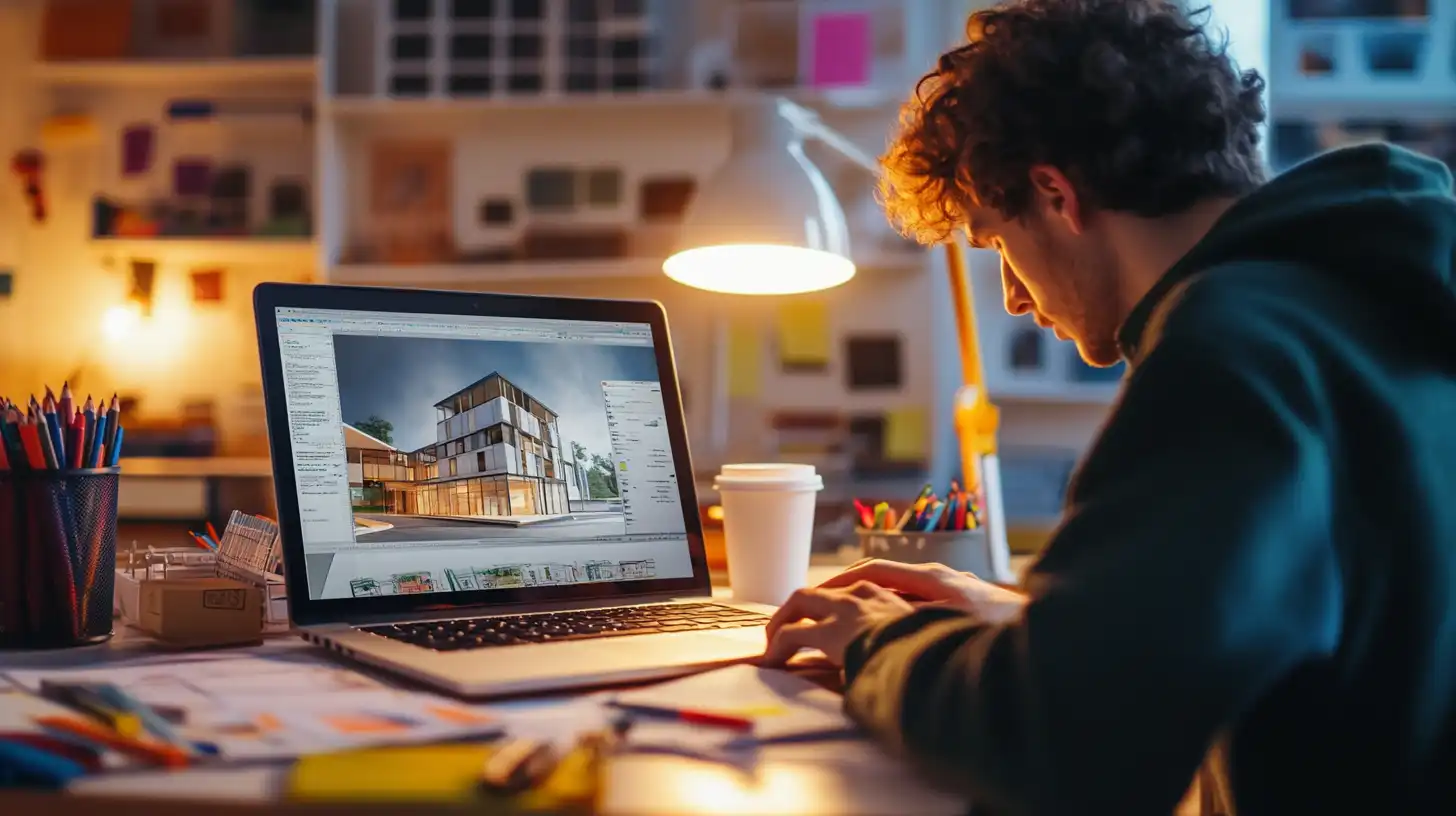 AI rendering for architecture final review and portfolio