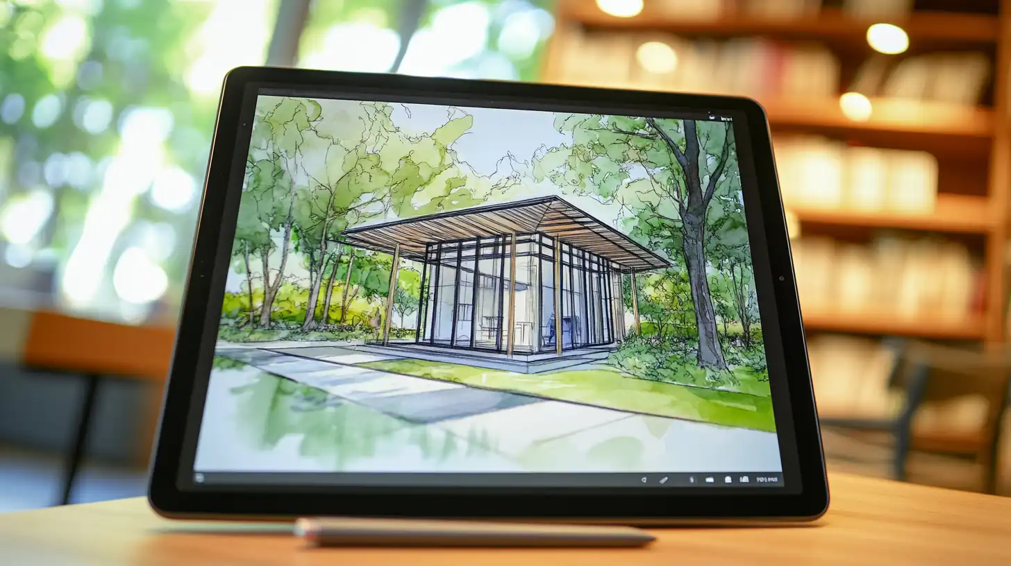 AI rendering for architecture students – photorealistic exterior visualization