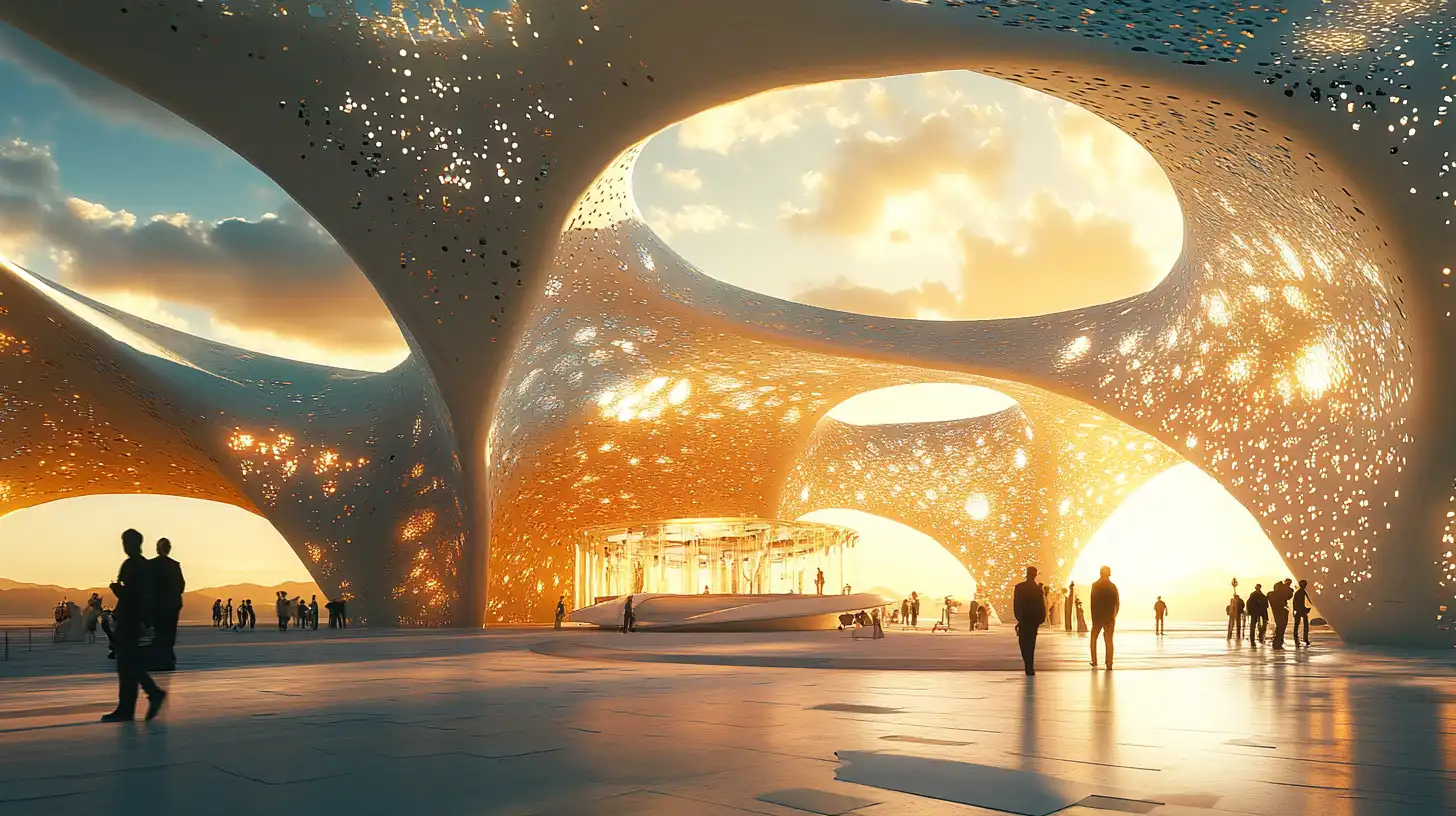 Rhino parametric model AI rendered result