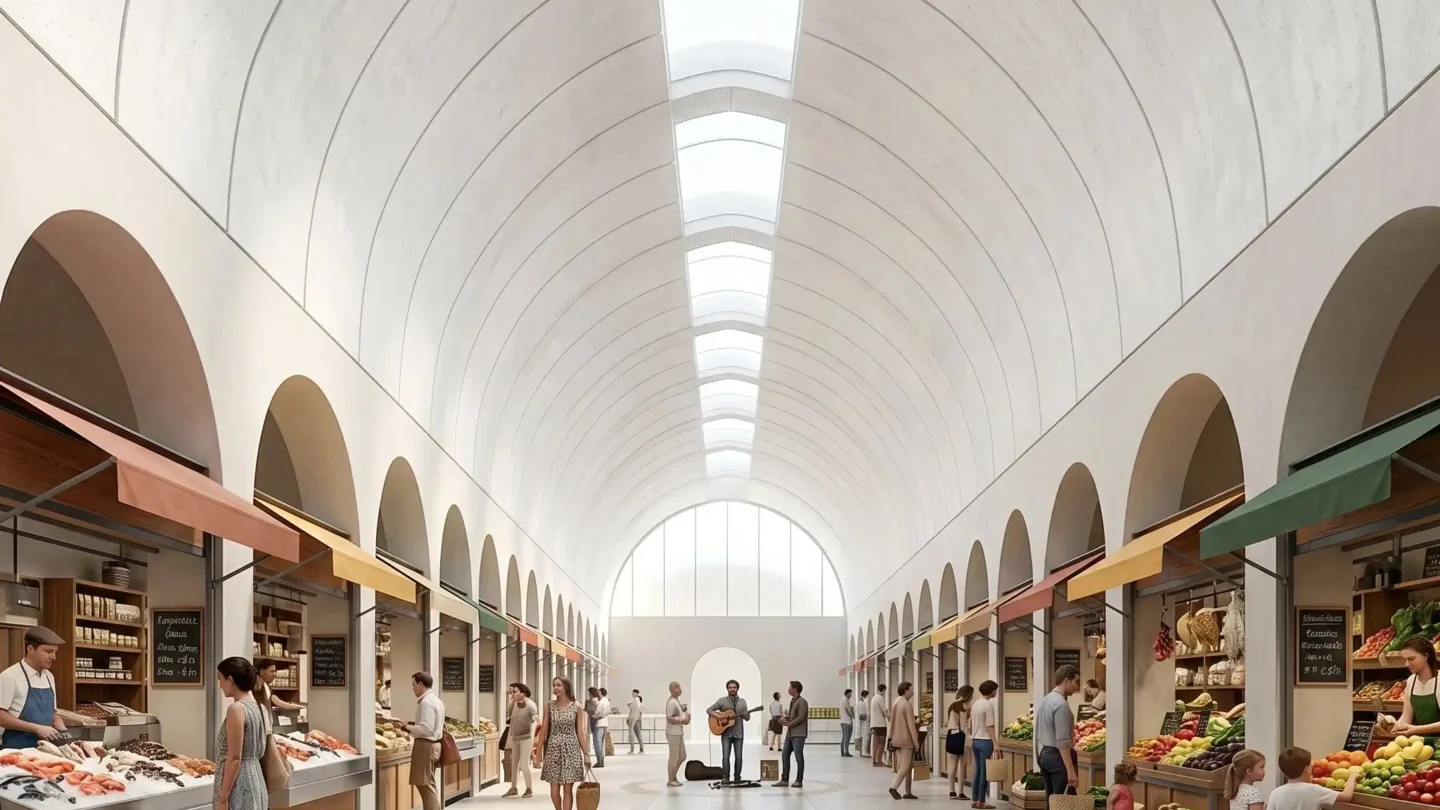 Covered Urban Market Arcade