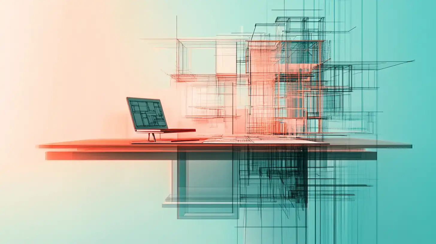Architect using AI rendering tools to create fast client presentations