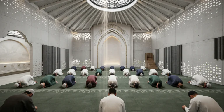 Contemporary Mosque Interior