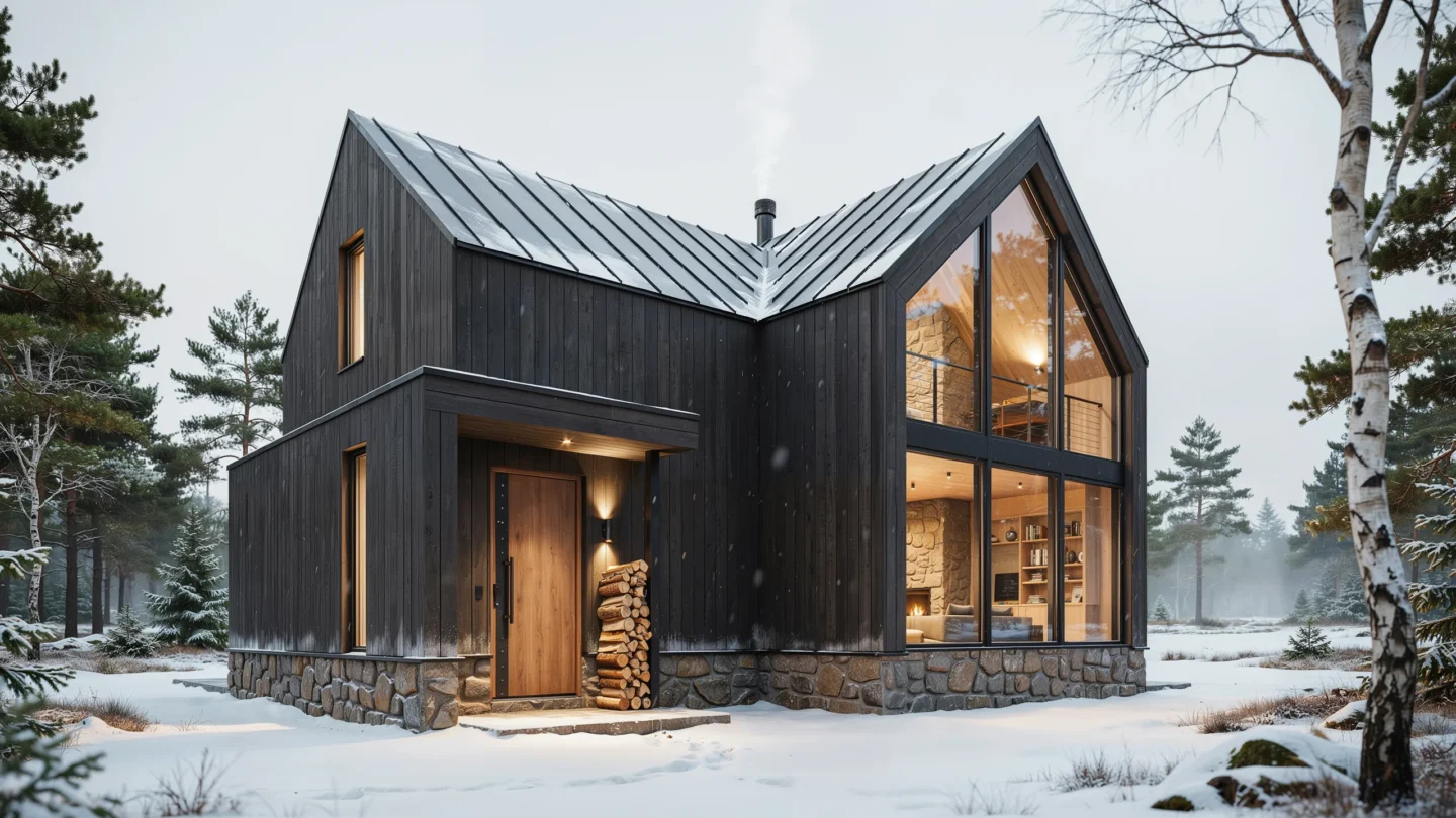 Contemporary Mountain Cabin