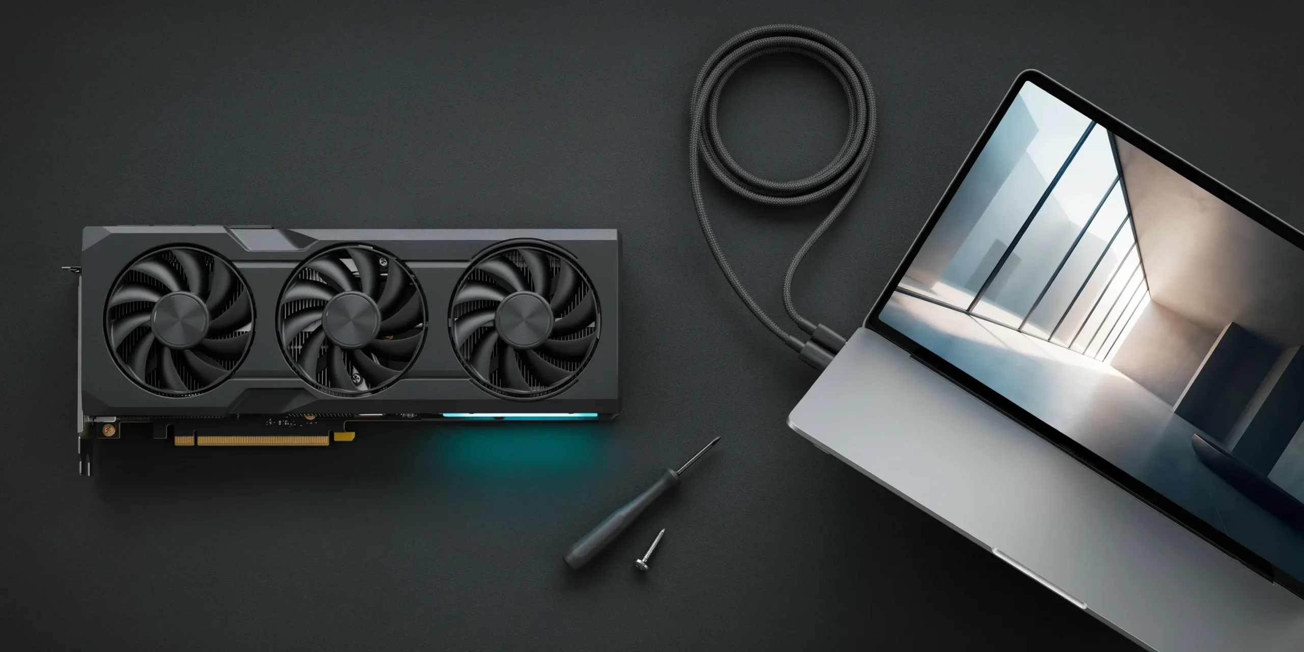 NVIDIA RTX 3060 graphics card and laptop showcasing D5 Render system requirements