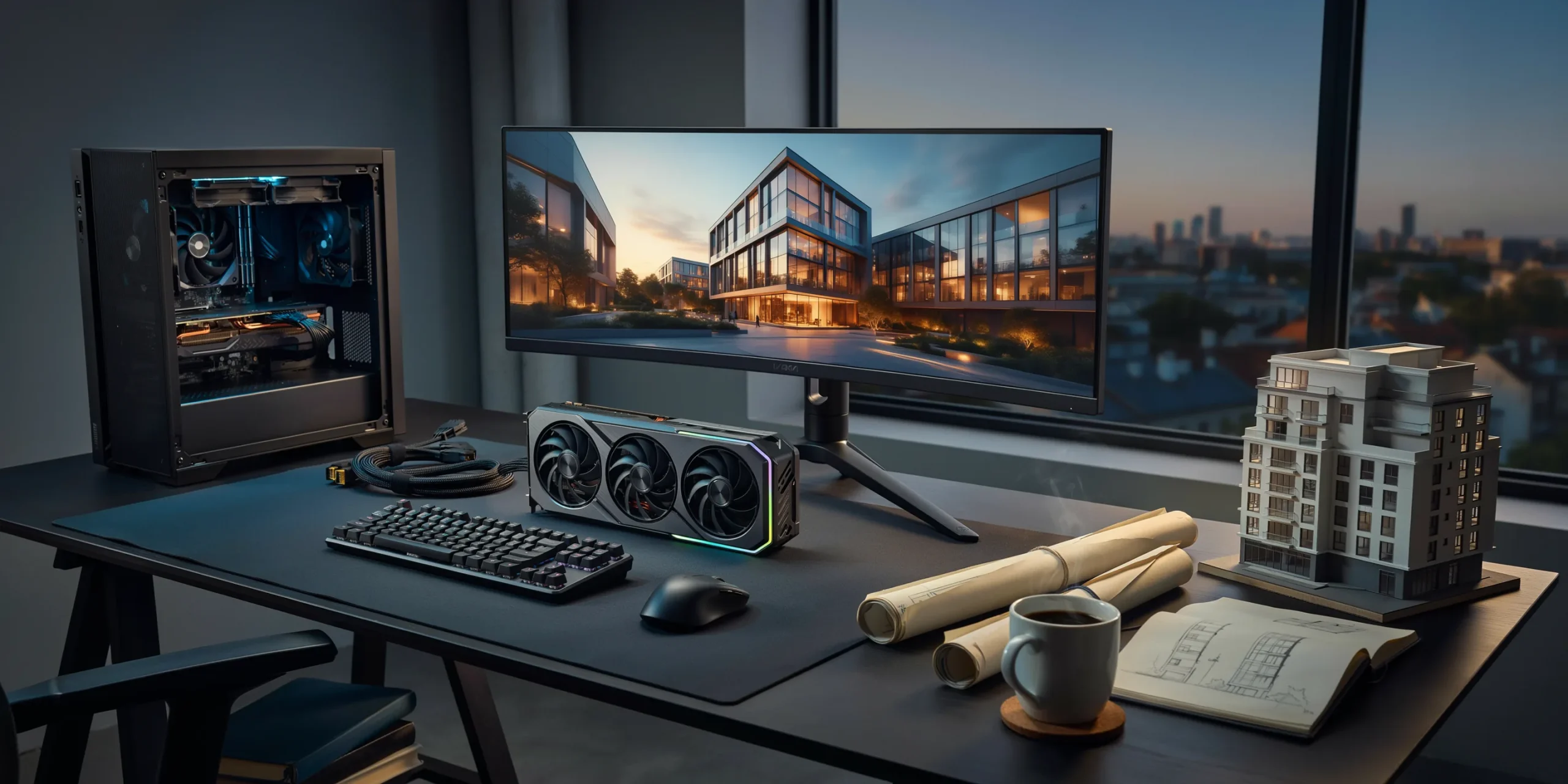 High-end workstation hardware suitable for Enscape for Revit