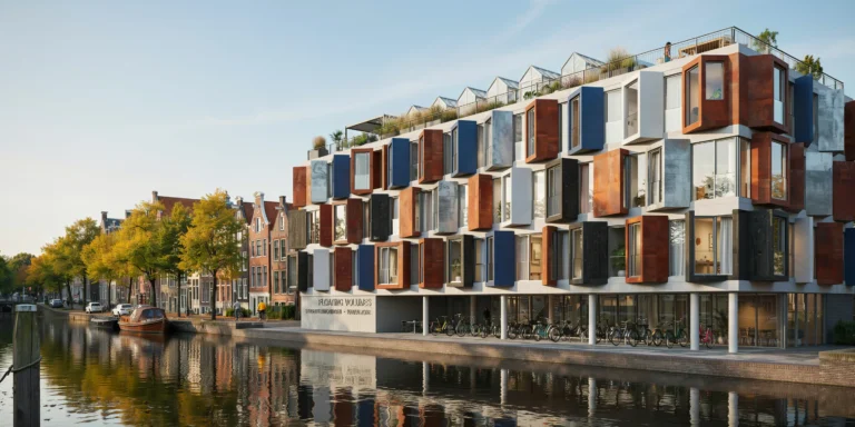 Floating Volumes Student Housing