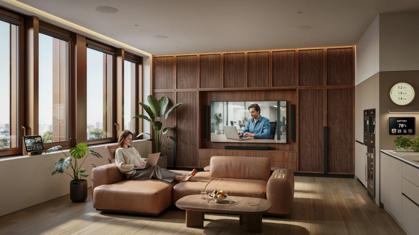High-Tech Smart Home Interior