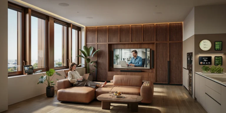 High-Tech Smart Home Interior
