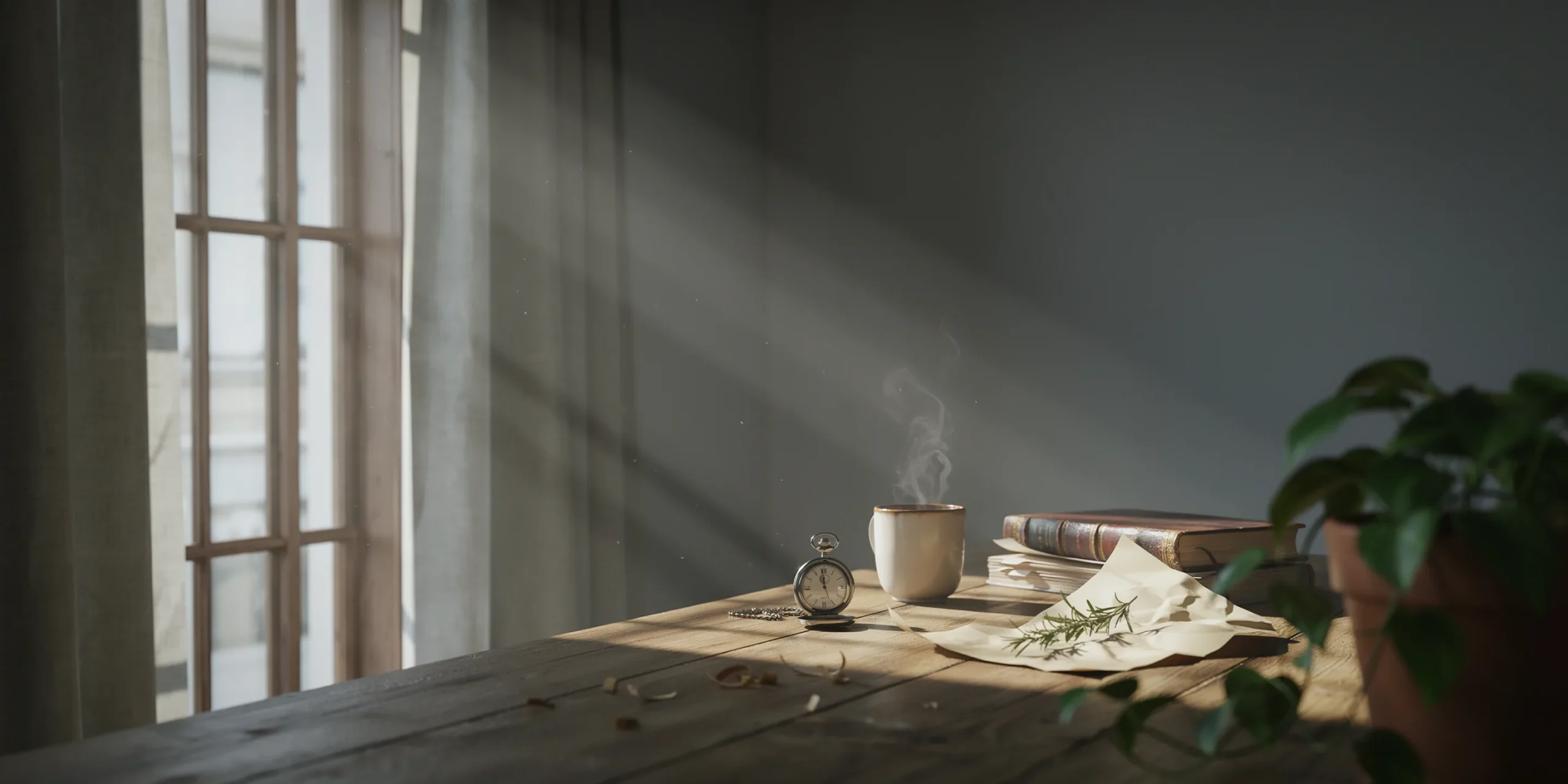 Scene lit by a dominant light source demonstrating realistic shadowing