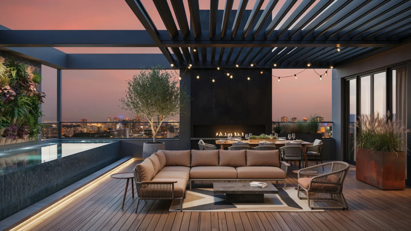 Luxury Penthouse Rooftop Terrace