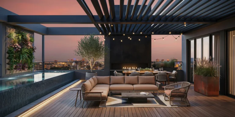 Luxury Penthouse Rooftop Terrace
