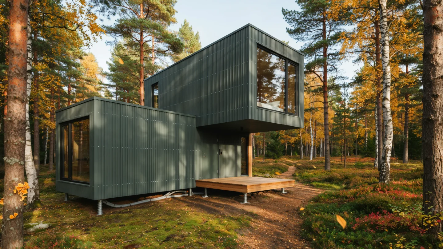 Modular Prefab Forest Cabin