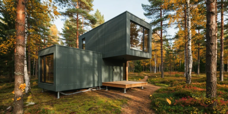 Modular Prefab Forest Cabin
