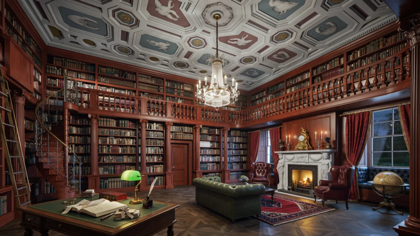 Neoclassical Private Library