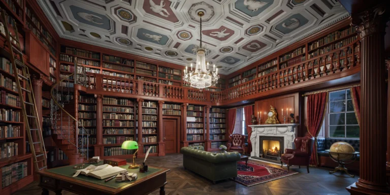 Neoclassical Private Library