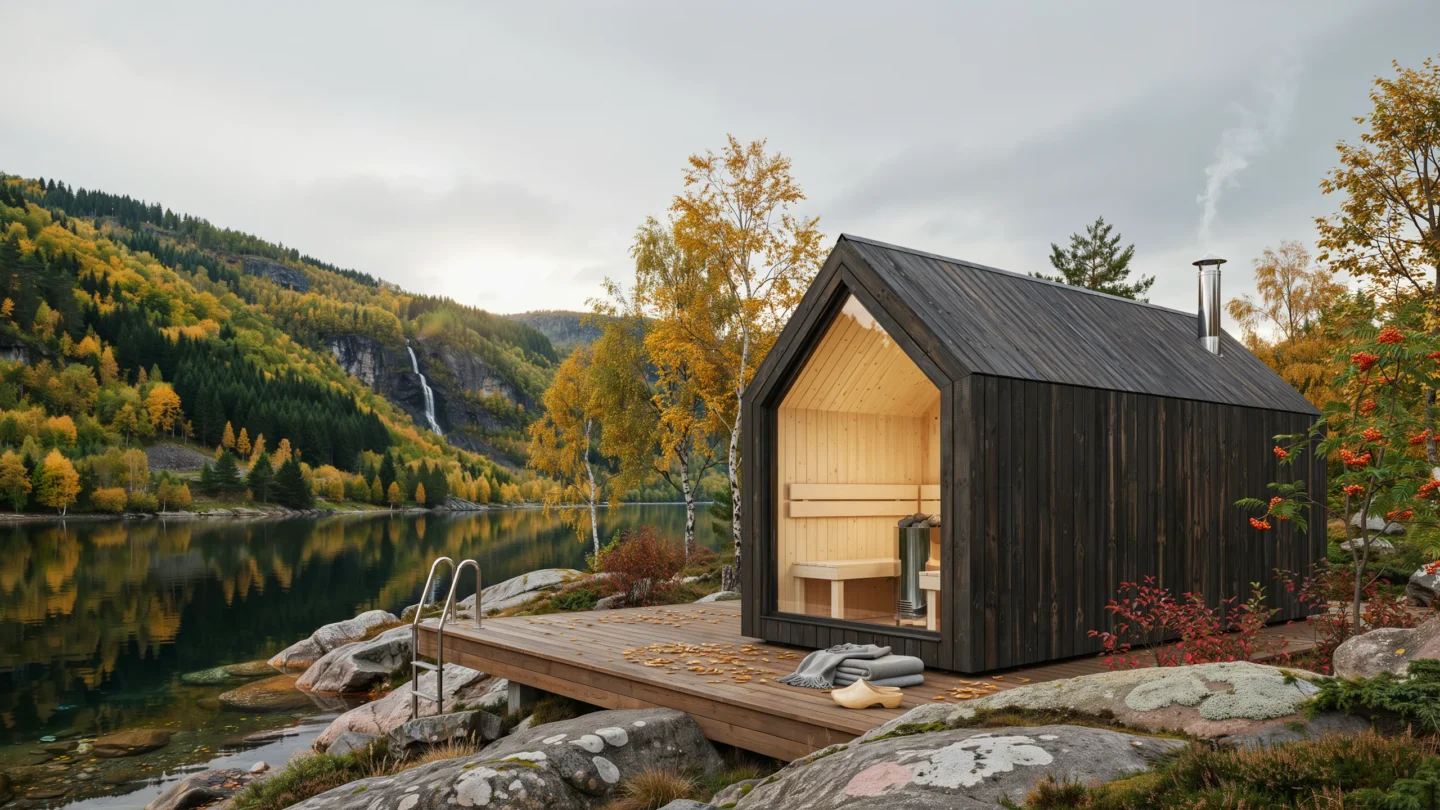 Nordic Sauna by the Fjord