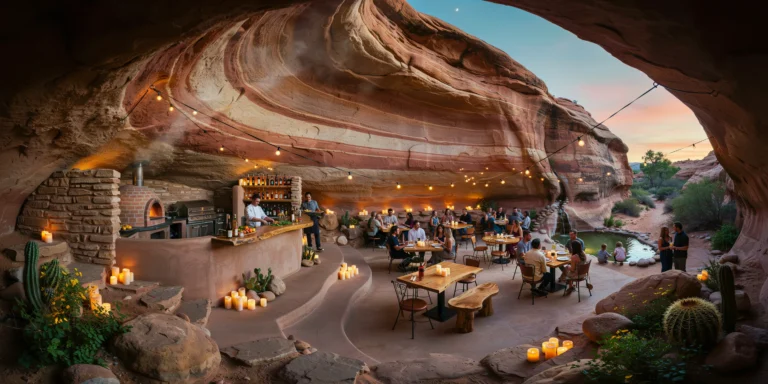 Open-Air Desert Restaurant