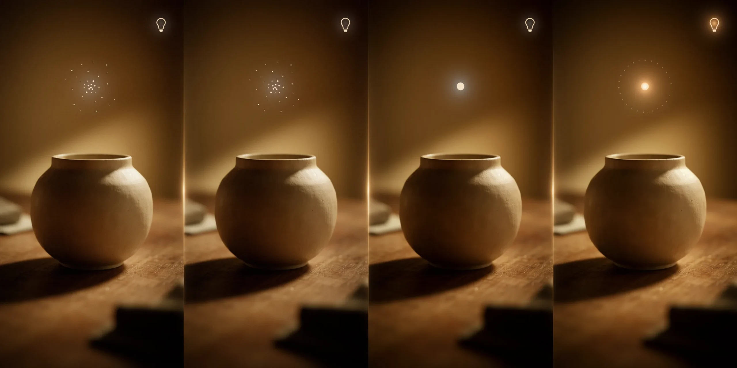Artistic representation of a rendering workflow to reduce noise