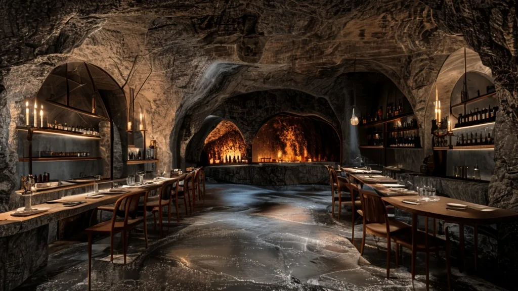 Subterranean Wine Cave Restaurant