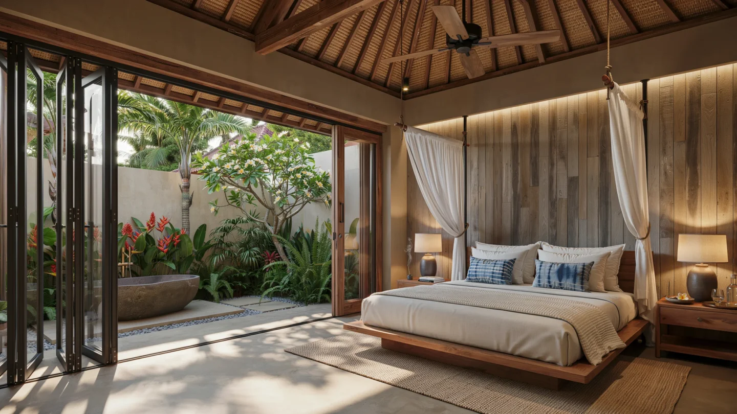 Tropical Resort Villa Bedroom