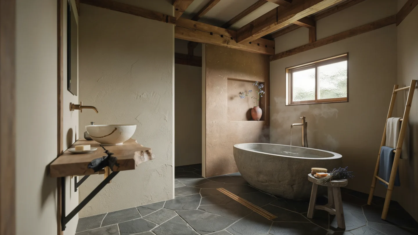 Wabi-Sabi Bathroom