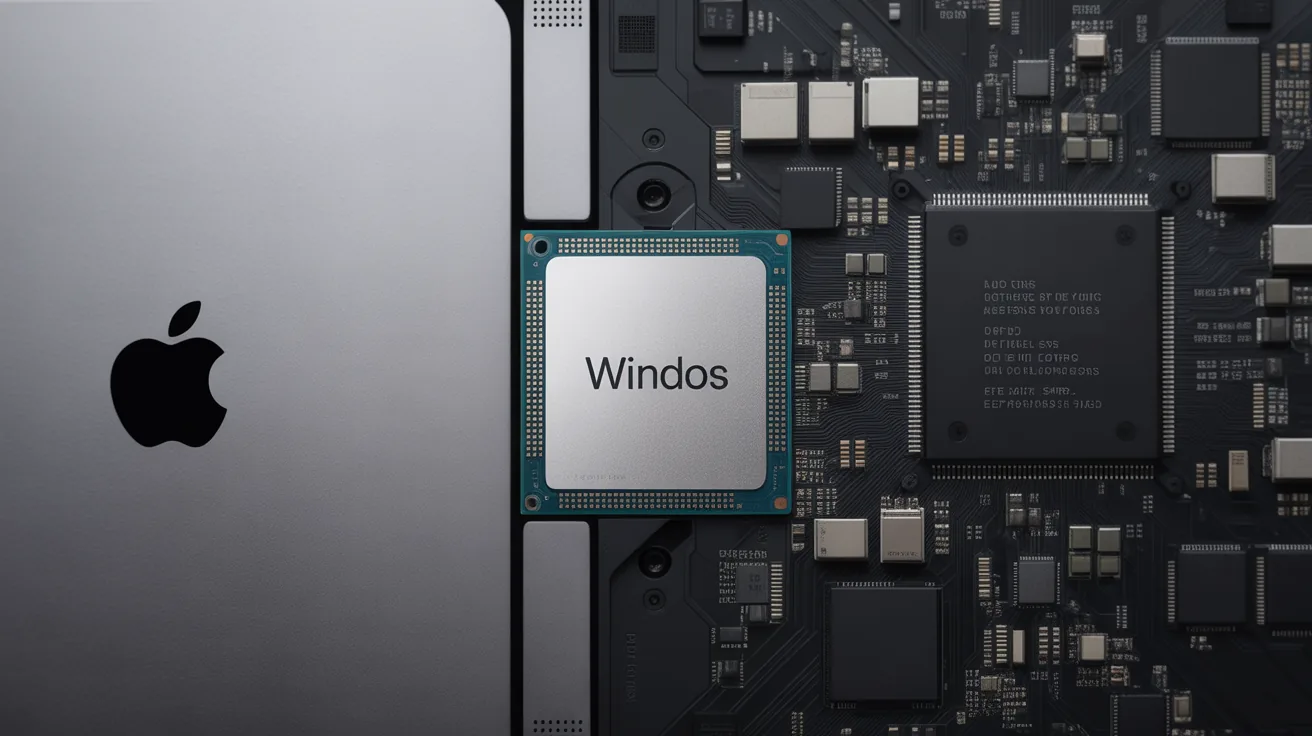 Comparison of Apple silicon and Windows laptop technology for architects