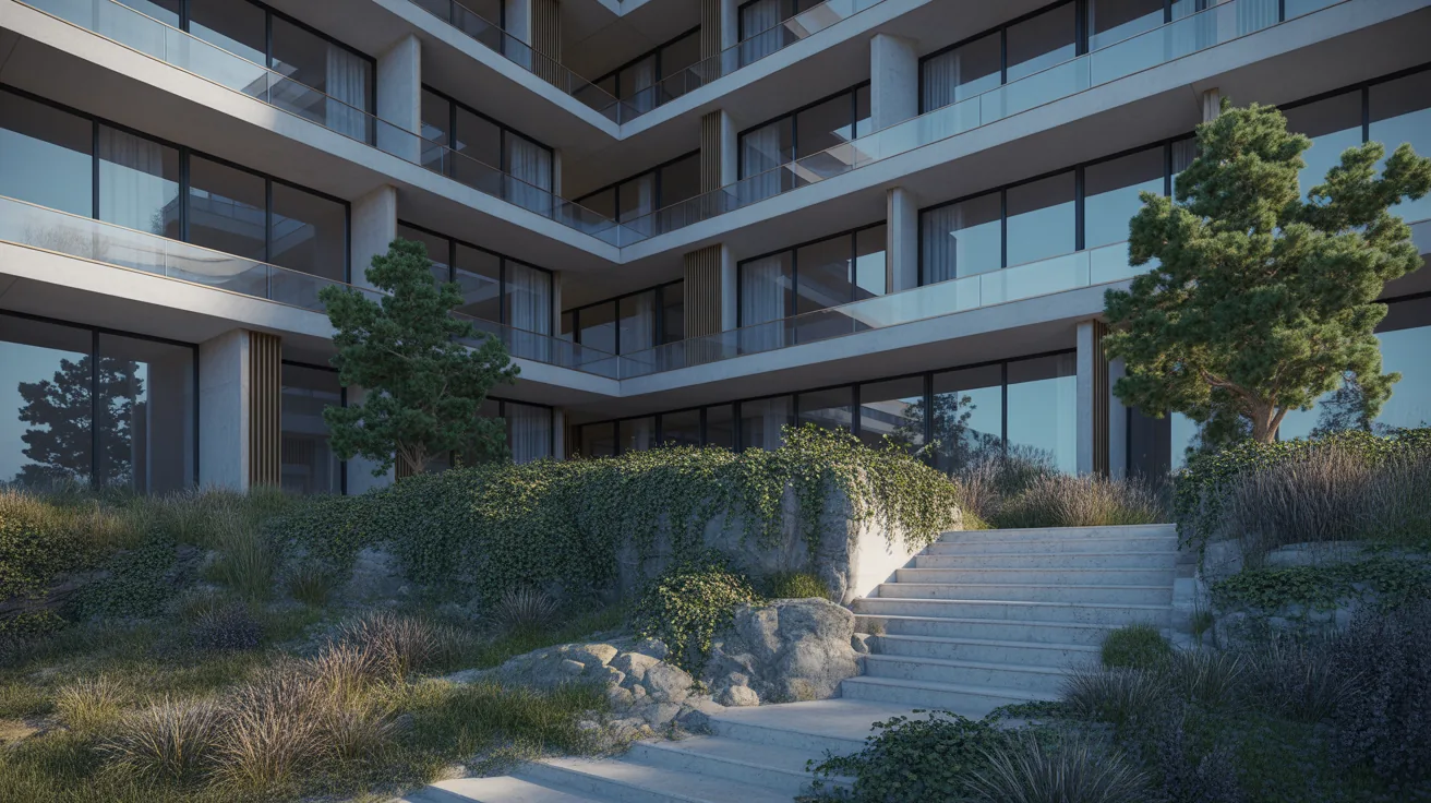 High-end architectural visualization created in 3ds Max highlighting realism
