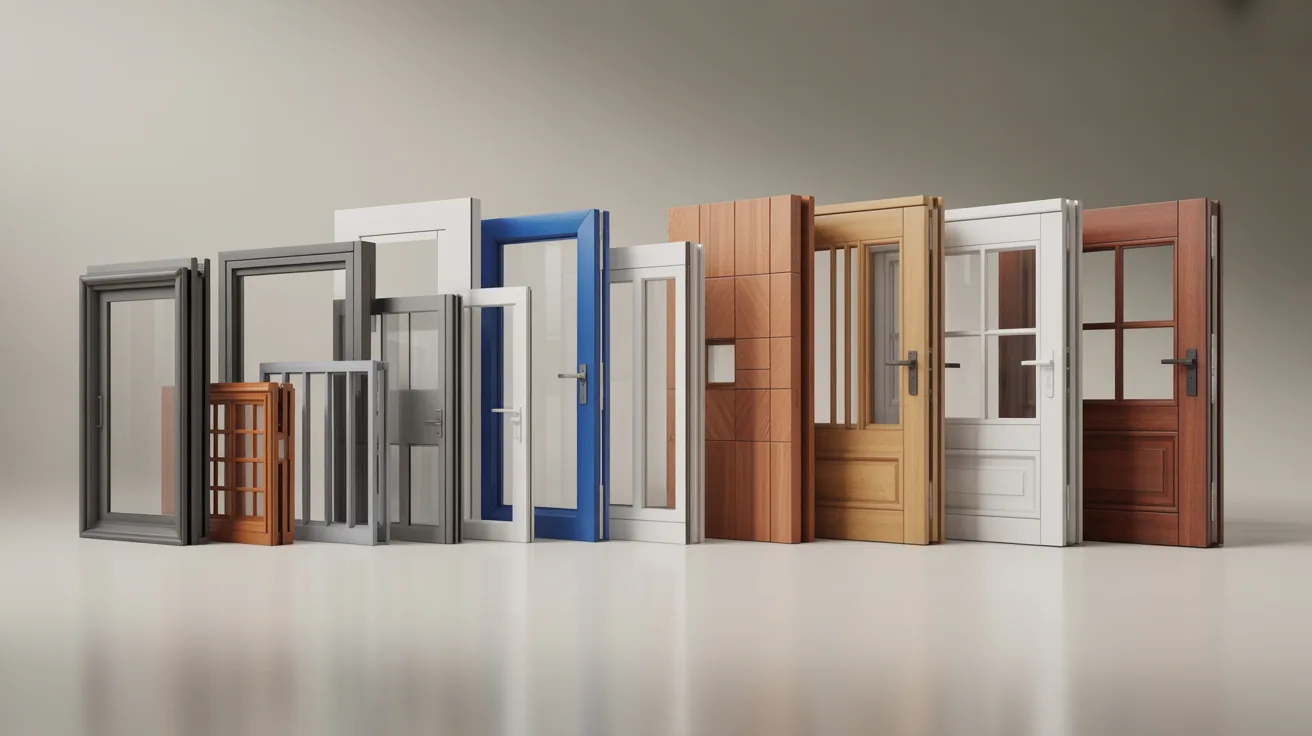 Selection of manufacturer library Revit family components on display